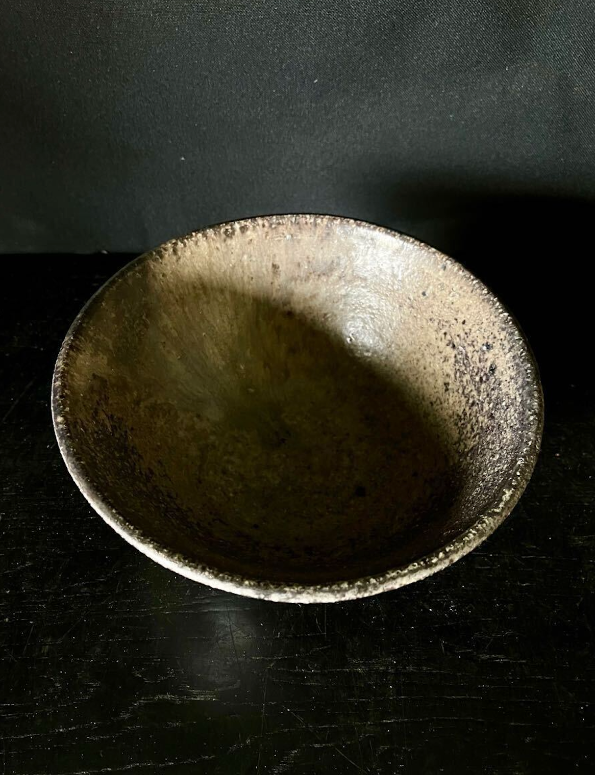 Raku Shichi Grey Glaze Tea Bowl